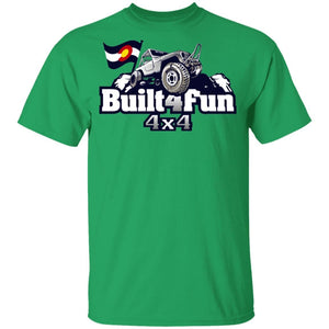 Built4Fun grey G500B Gildan Youth 5.3 oz 100% Cotton T-Shirt