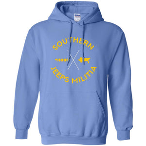 Southern Jeeps Militia G185 Gildan Pullover Hoodie 8 oz.
