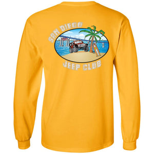 SDJC 2-sided print G240 Gildan LS Ultra Cotton T-Shirt