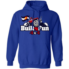 Built4Fun red G185 Gildan Pullover Hoodie 8 oz.