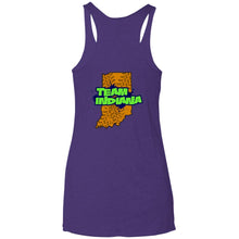 WWSD 2-sided w/ Team Indiana back NL6733 Next Level Ladies' Triblend Racerback Tank
