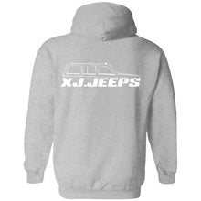 XJ Jeeps 2-sided print G185 Gildan Pullover Hoodie 8 oz.