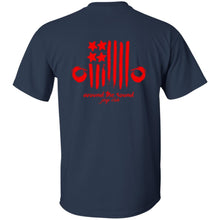ASJC 2-sided print with Freedom flag on back G200 Gildan Ultra Cotton T-Shirt