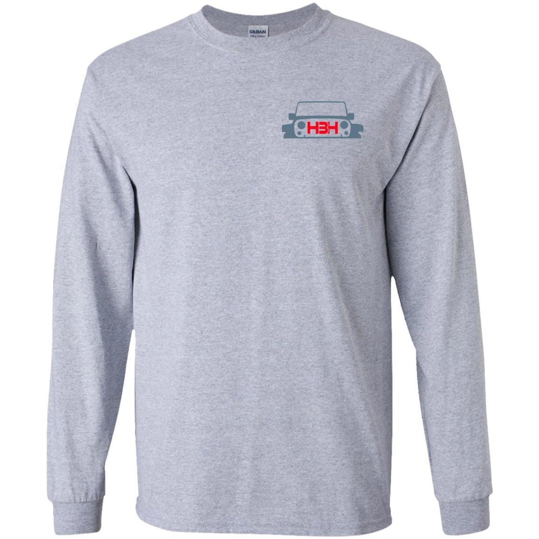 Heatbeaters 2-sided print G240B Gildan Youth LS T-Shirt