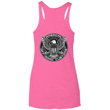AmericanOffroadCustoms Horizontal NL6733 Ladies' Triblend Racerback Tank