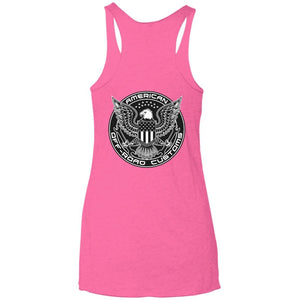 AmericanOffroadCustoms Horizontal NL6733 Ladies' Triblend Racerback Tank