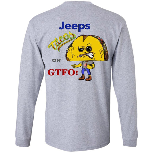 Jeep Paparazzi 2-sided print G240 LS Ultra Cotton T-Shirt