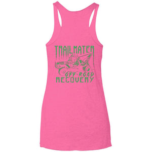 Moab Motorsports Trailmater 2-sided print NL6733 Next Level Ladies' Triblend Racerback Tank