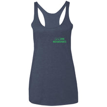Moab Motorsports Trailmater 2-sided print NL6733 Next Level Ladies' Triblend Racerback Tank