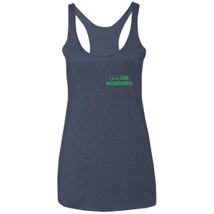 Moab Motorsports Trailmater 2-sided print NL6733 Next Level Ladies' Triblend Racerback Tank