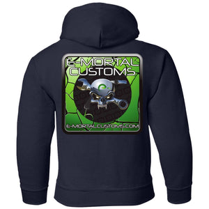 E-Mortal 2-sided print G185B Gildan Youth Pullover Hoodie