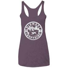 MWJT CH white logo NL6733 Ladies' Triblend Racerback Tank