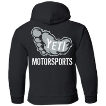 Yeti Motorsports logo 2-sided print G185B Gildan Youth Pullover Hoodie