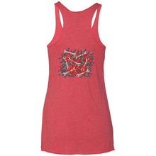 D.I.Y. 4x4 2-sided print NL6733 Next Level Ladies' Triblend Racerback Tank
