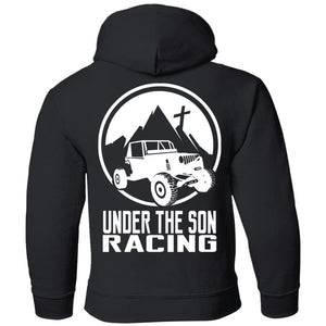 Under The Son Racing 2-sided print G185B Gildan Youth Pullover Hoodie