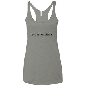 Jeep Sask NL6733 Next Level Ladies' Triblend Racerback Tank