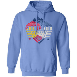 Colorado Combat Jeepers CO Flag G185 Gildan Pullover Hoodie 8 oz.