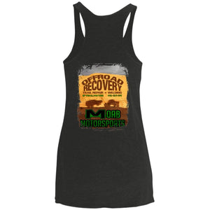 Moab Motorsports 2-sided print w/Trailmater back NL6733 Next Level Ladies' Triblend Racerback Tank