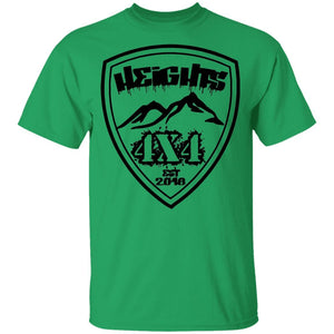 Heights 4x4 crest G500B Gildan Youth 5.3 oz 100% Cotton T-Shirt