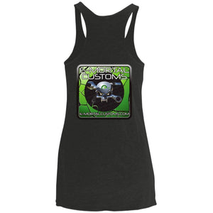 E-Mortal 2-sided print NL6733 Next Level Ladies' Triblend Racerback Tank