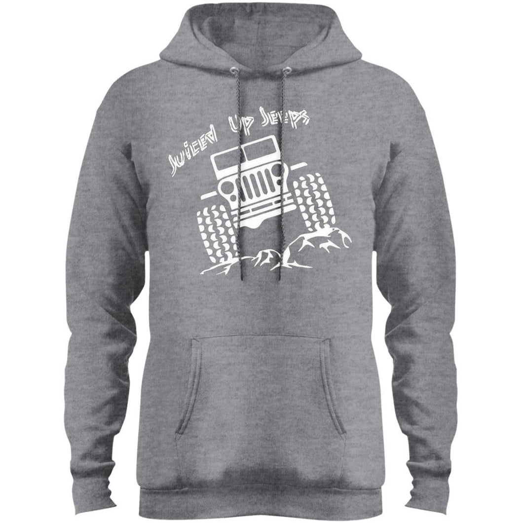 Juiced Up Jeeps (white logo) PC78H Port & Co. Core Fleece Pullover Hoodie