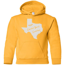 Coastal Bend Crawlers light logo G185B Gildan Youth Pullover Hoodie