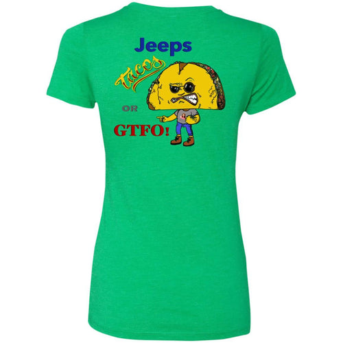 Jeep Paparazzi 2-sided print NL6710 Ladies' Triblend T-Shirt