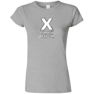 Sparky's Offroad white logo G640L Gildan Softstyle Ladies' T-Shirt