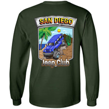 San Diego jeep club 2-sided print 2-sided print G240 Gildan LS Ultra Cotton T-Shirt