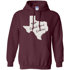 Coastal Bend Crawlers light logo G185 Gildan Pullover Hoodie 8 oz.