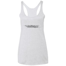 AmericanOffroadCustoms Horizontal NL6733 Ladies' Triblend Racerback Tank