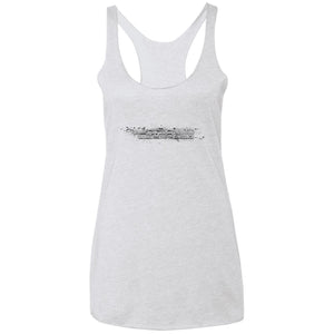 AmericanOffroadCustoms Horizontal NL6733 Ladies' Triblend Racerback Tank