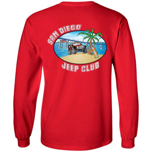 SDJC 2-sided print G240B Gildan Youth LS T-Shirt