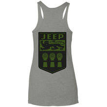 JSK_ Dark Star 2-sided print NL6733 Next Level Ladies' Triblend Racerback Tank