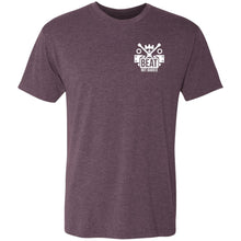 Work Hard Wheel Harder 2-sided print NL6010 Men's Triblend T-Shirt