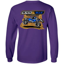 B&BM Team Indiana front 2-sided print G240B Gildan Youth LS T-Shirt