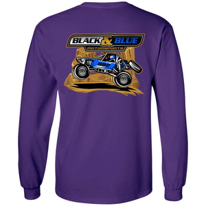 B&BM Team Indiana front 2-sided print G240B Gildan Youth LS T-Shirt