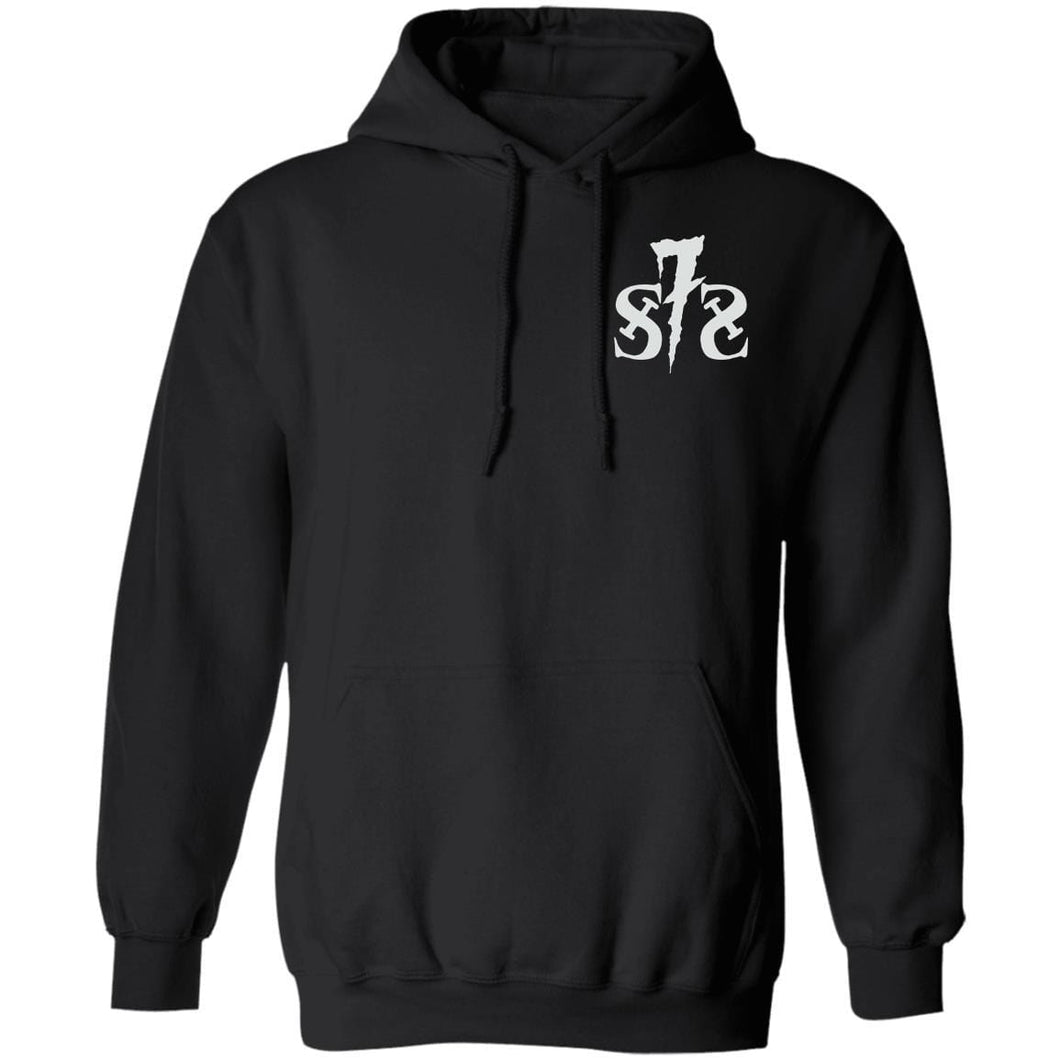 S7S white logo You Can't Wheel With Us 2-sided print Z66 Pullover Hoodie