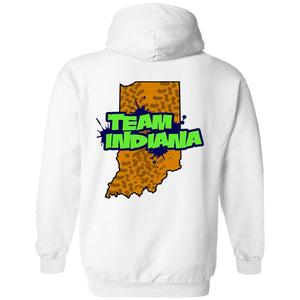 WWSD 2-sided w/ Team Indiana back G185 Gildan Pullover Hoodie 8 oz.