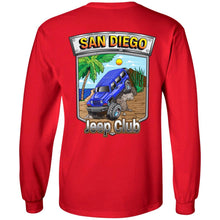 San Diego jeep club 2-sided print 2-sided print G240 Gildan LS Ultra Cotton T-Shirt