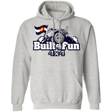 Built4Fun grey G185 Gildan Pullover Hoodie 8 oz.