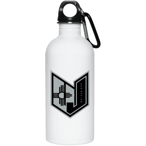 Wicked Jeeps NM Black & Grey 23663 20 oz. Stainless Steel Water Bottle