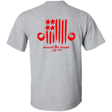 ASJC 2-sided print with Freedom flag on back G200B Gildan Youth Ultra Cotton T-Shirt