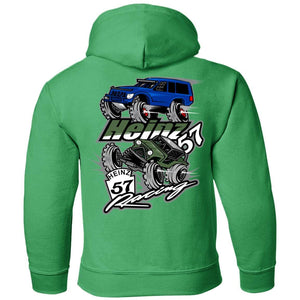 H57 Racing 2-sided print G185B Gildan Youth Pullover Hoodie