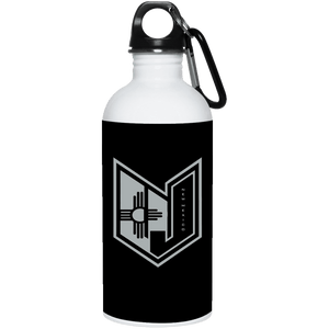 Wicked Jeeps NM Black & Grey 23663 20 oz. Stainless Steel Water Bottle