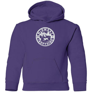 MWJT CH white logo G185B Youth Pullover Hoodie
