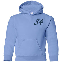 Yeti Motorsports blue logo 2-sided print G185B Gildan Youth Pullover Hoodie