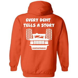 Every Dent Tells A Story 2-sided print Z66 Pullover Hoodie