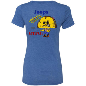 Jeep Paparazzi 2-sided print NL6710 Ladies' Triblend T-Shirt