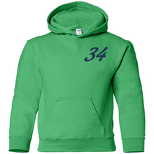 Yeti Motorsports blue logo 2-sided print G185B Gildan Youth Pullover Hoodie